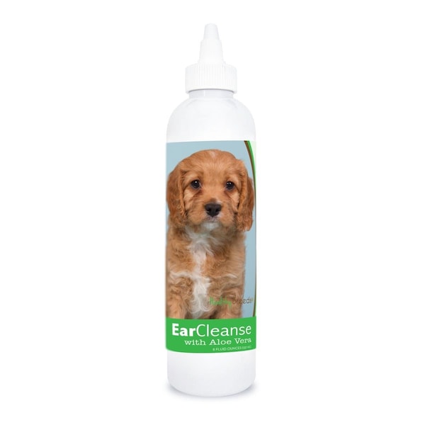 Pamperedpets 8 oz Cavapoo Ear Cleanse with Aloe Vera Cucumber Melon PA3500878 - main